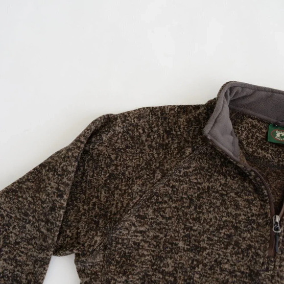 Vintage Stillwater  Supply Co. Brown Half Zip Sweater Size XL - Picture 10 of 13